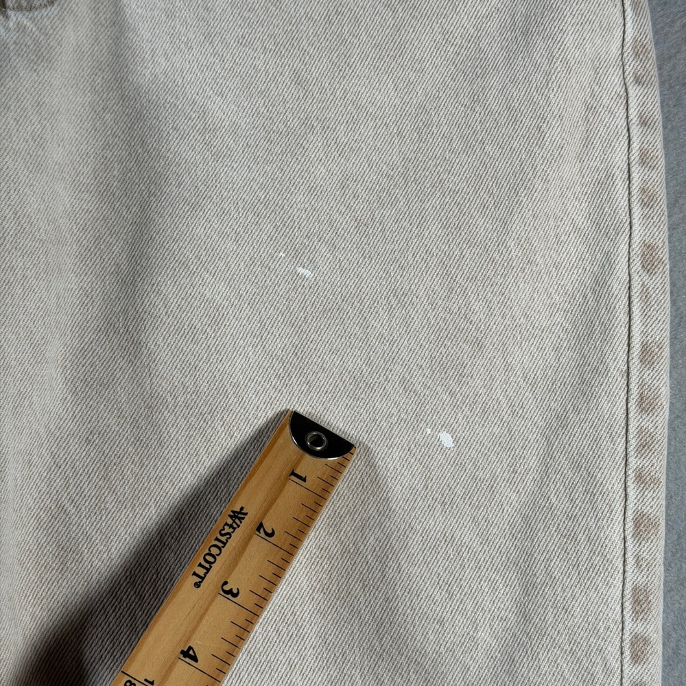 Lee Vintage High Waisted Mom Jeans Tan Tapered Leg Denim Pants 29x29 - Picture 9 of 15